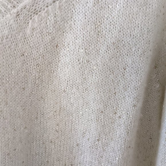 White sparkle sweater - Picture 6 of 6